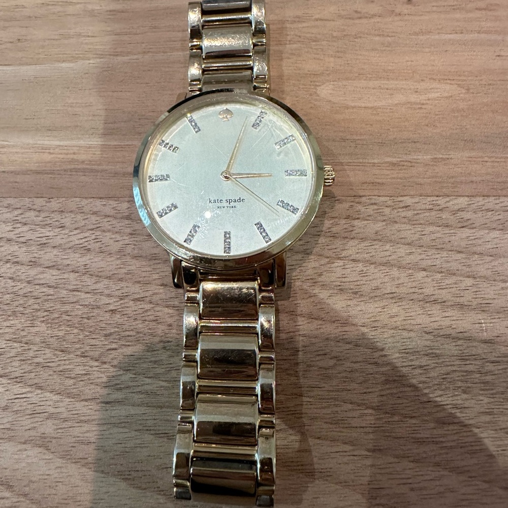 Gold Metal Kate Spade Watch